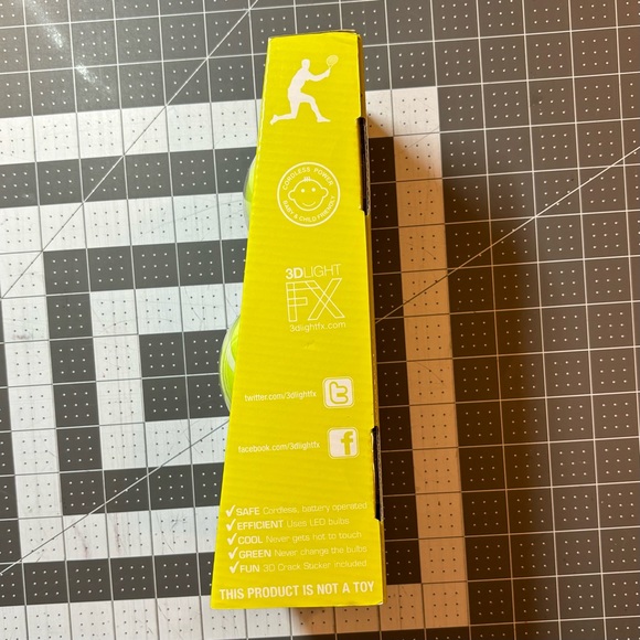 3D Deco Light Tennis Ball Wall Decor LED lights - Picture 5 of 5